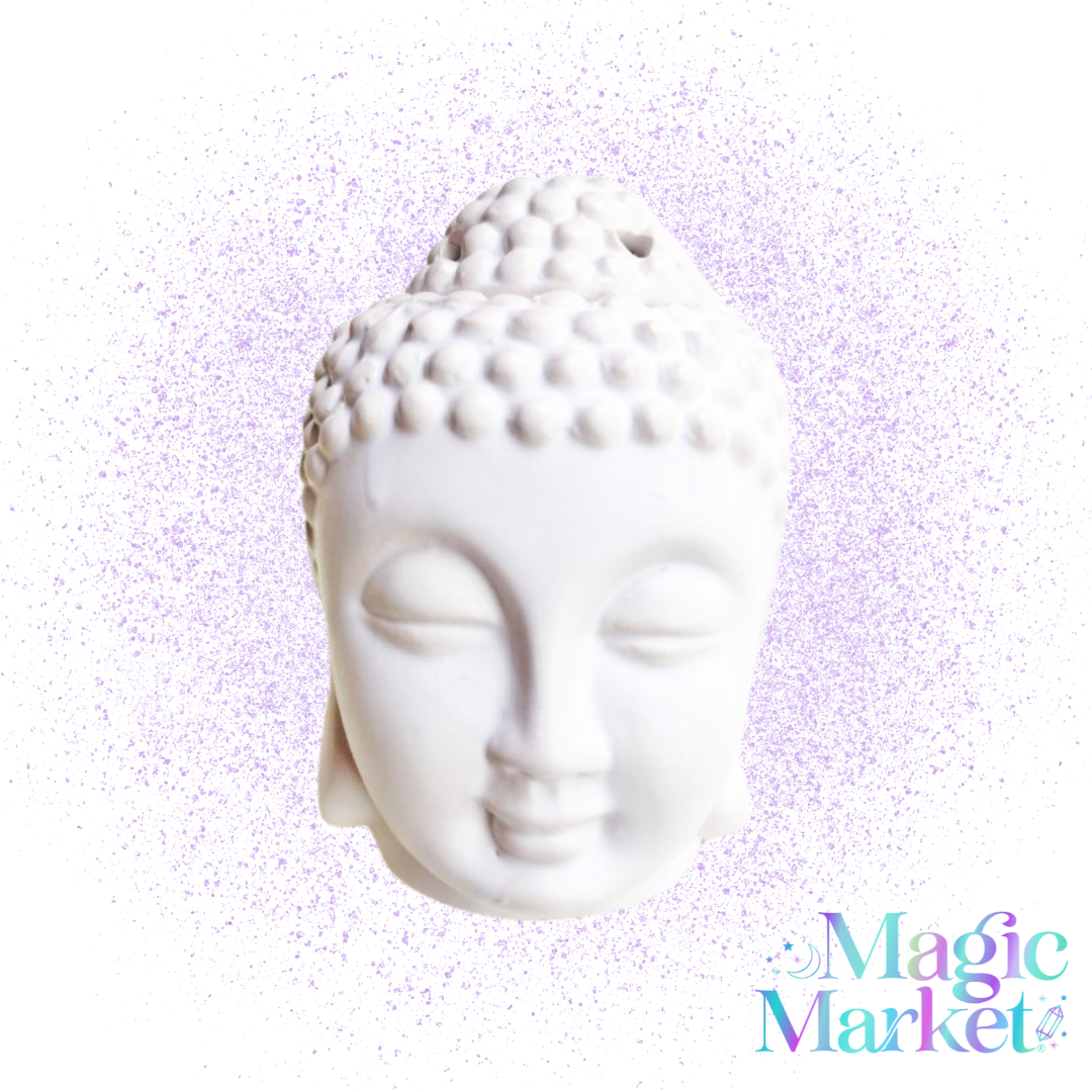 Difusor Aromaterapia Buddha Marfil
