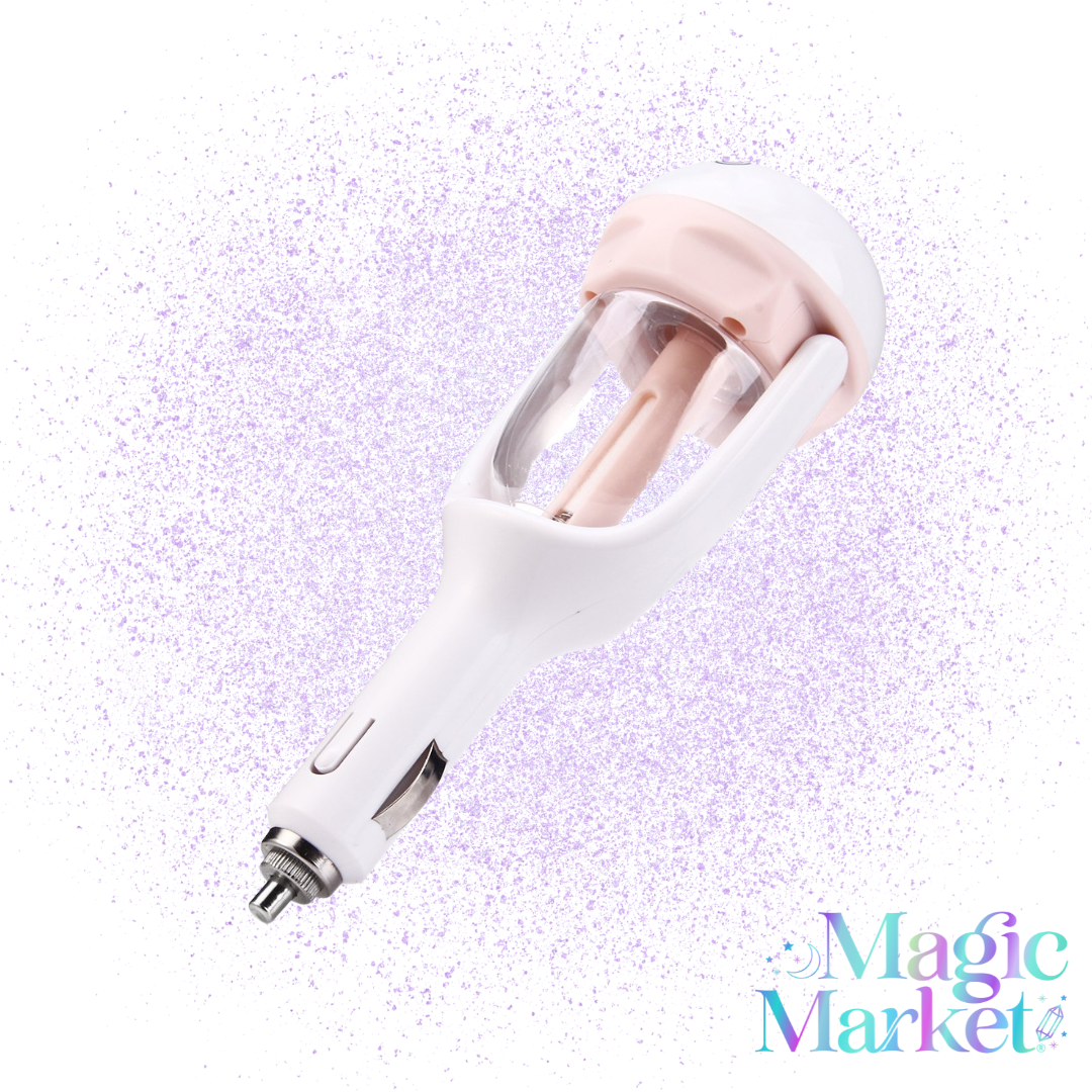 Difusor de Aceites Esenciales para Auto Rosa