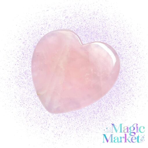 Corazon de Cuarzo Rosa Crystal Love