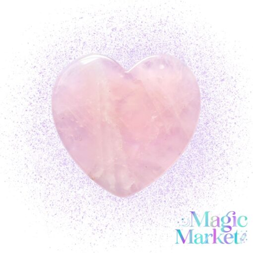 Corazon de Cuarzo Rosa Crystal Love - Imagen 2