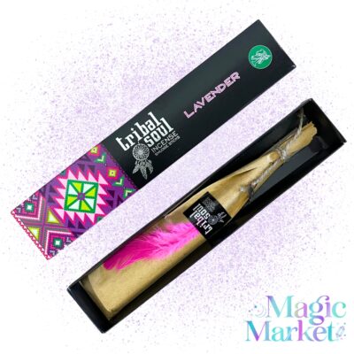 Set de Incienso Tribal Soul Lavanda aroma floral herbal para relajación, descanso y armonía interior