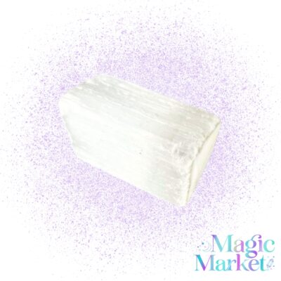 Selenita Natural Moony Barra cristal auténtico